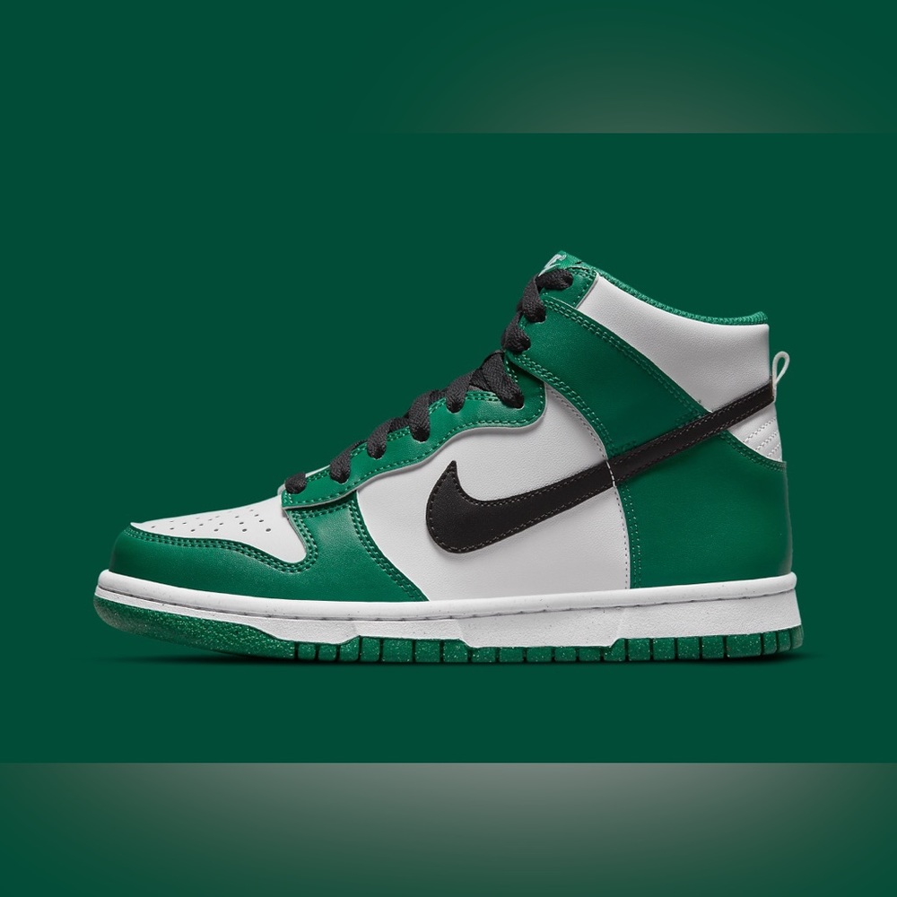 Green Nike Dunk High